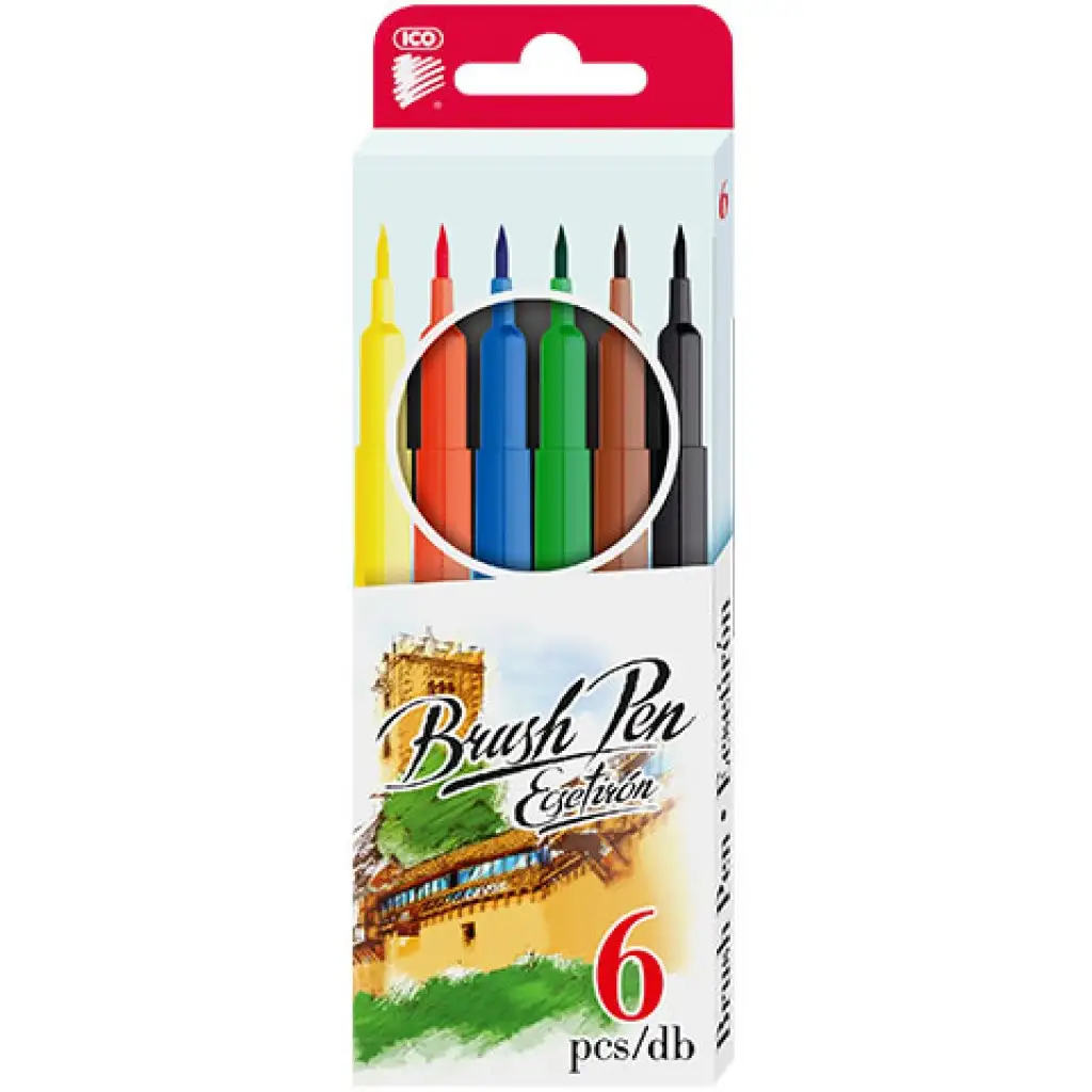 ICO: Brush Pen ecsetirón készlet 6db-os kép 1