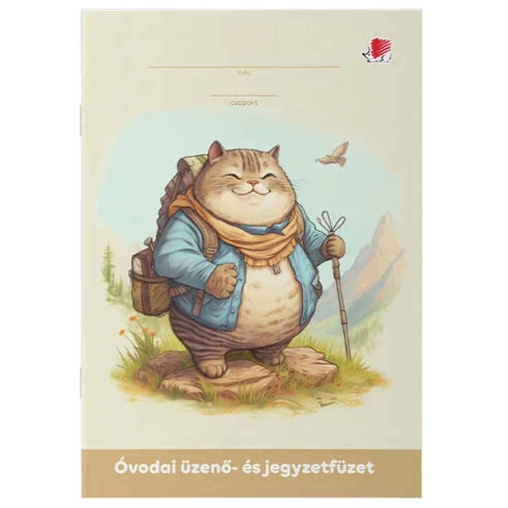 ICO: Cat Óvodai Üzenő- és jegyzetfüzet A5 32 lapos kép 1