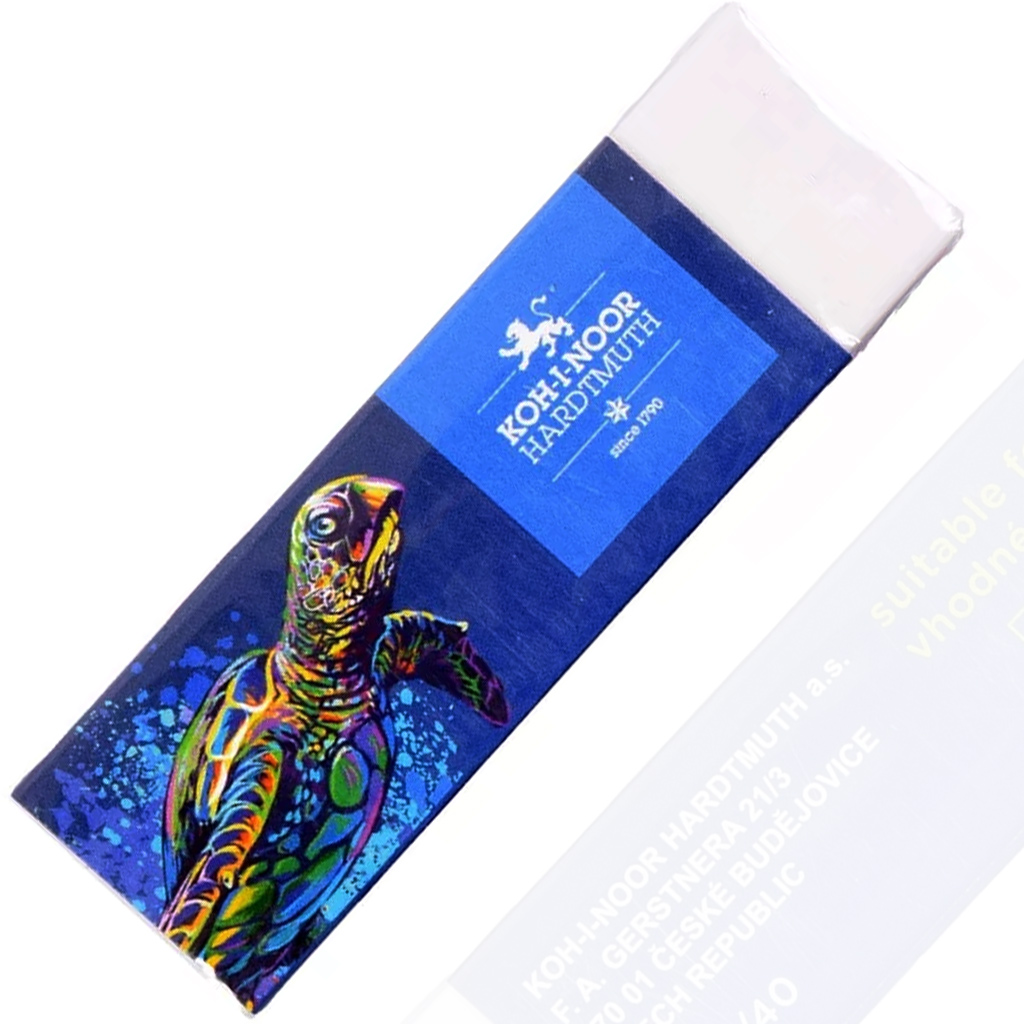 ICO: Radír teknős mintás papírfogóval 4770/40 Koh-I-Noor kép 1