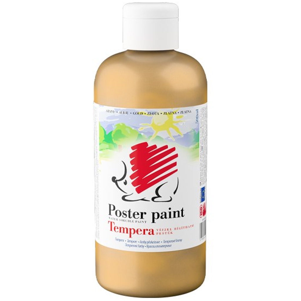 ICO: Süni tempera arany színben 500ml kép 1