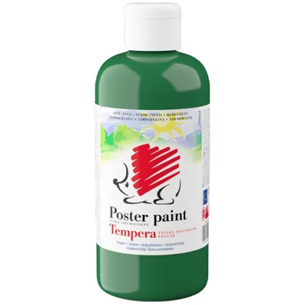 ICO: Süni tempera sötétzöld színben 500ml kép 1