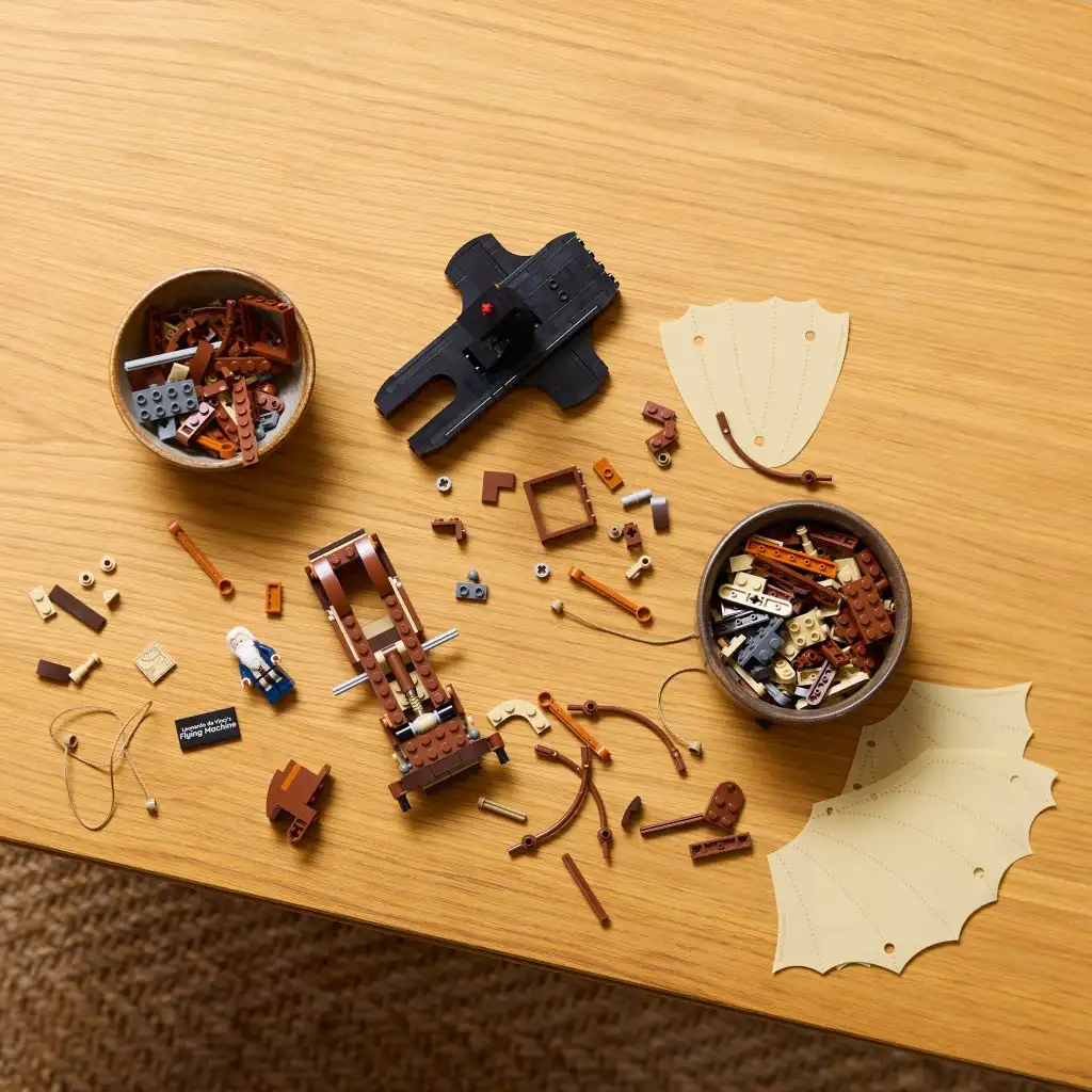 LEGO® Icons: Leonardo da Vinci repülő szerkezete (10363) kép 3