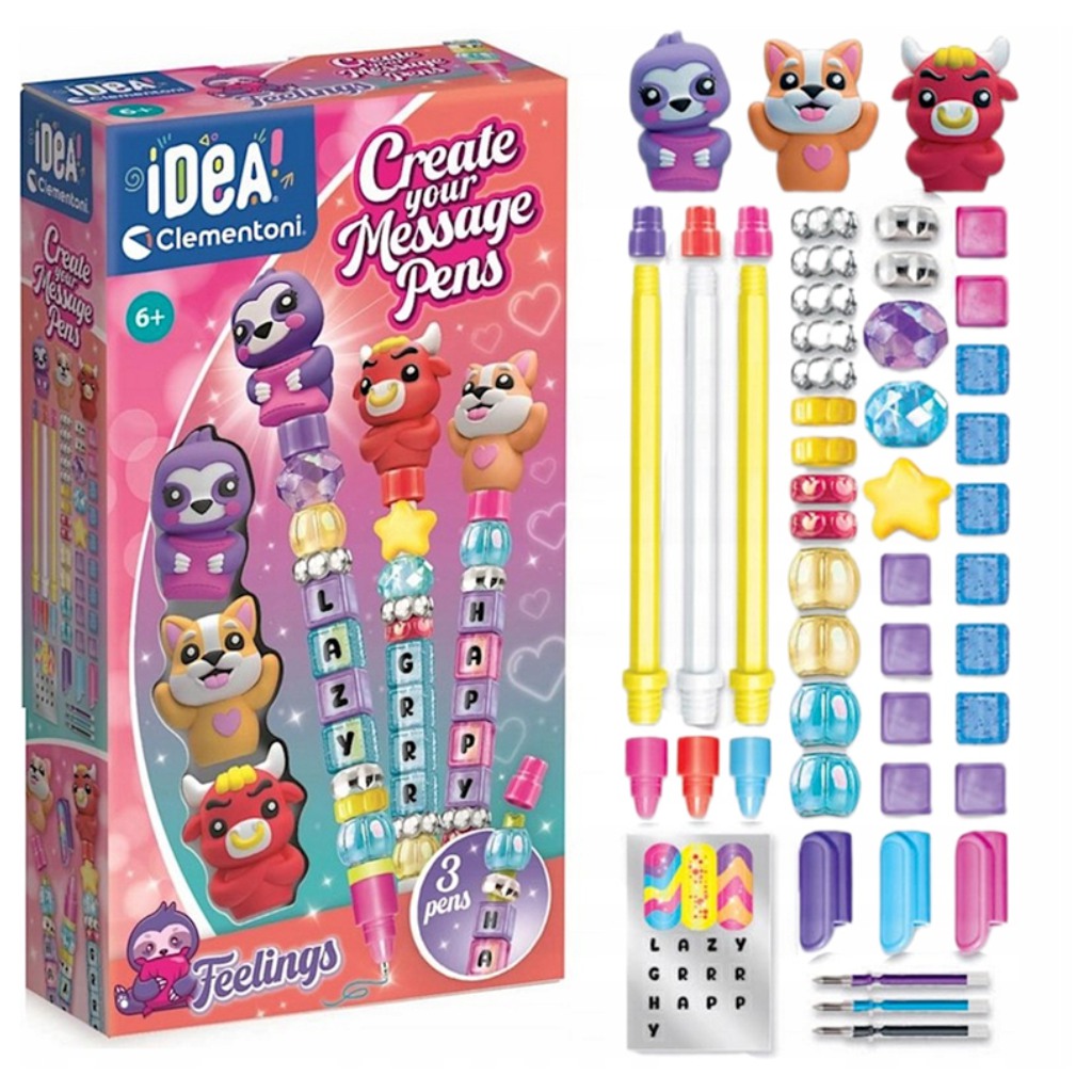Idea! Érzések üzenetíró tollszett - Clementoni kép 2