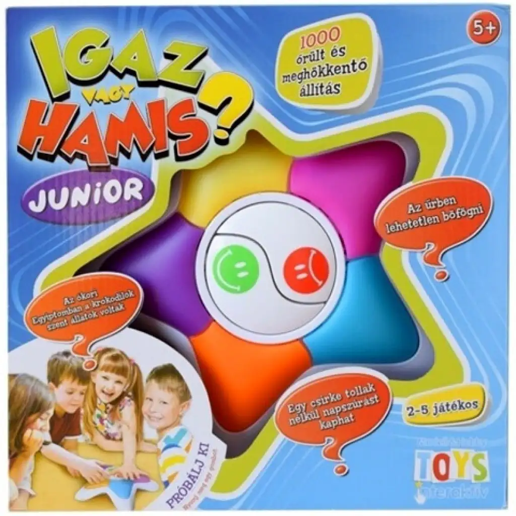 Igaz vagy hamis? Junior társasjáték kép 1
