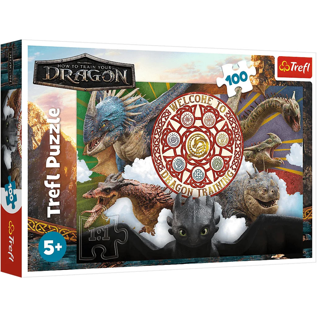 Így neveld a sárkányodat 100db-os puzzle - Trefl kép 1