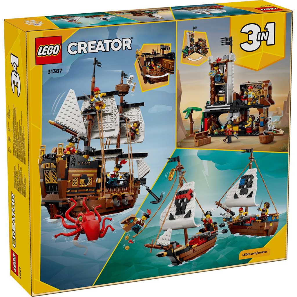 LEGO® Creator: Ikonikus kalózhajó (31387) kép 9
