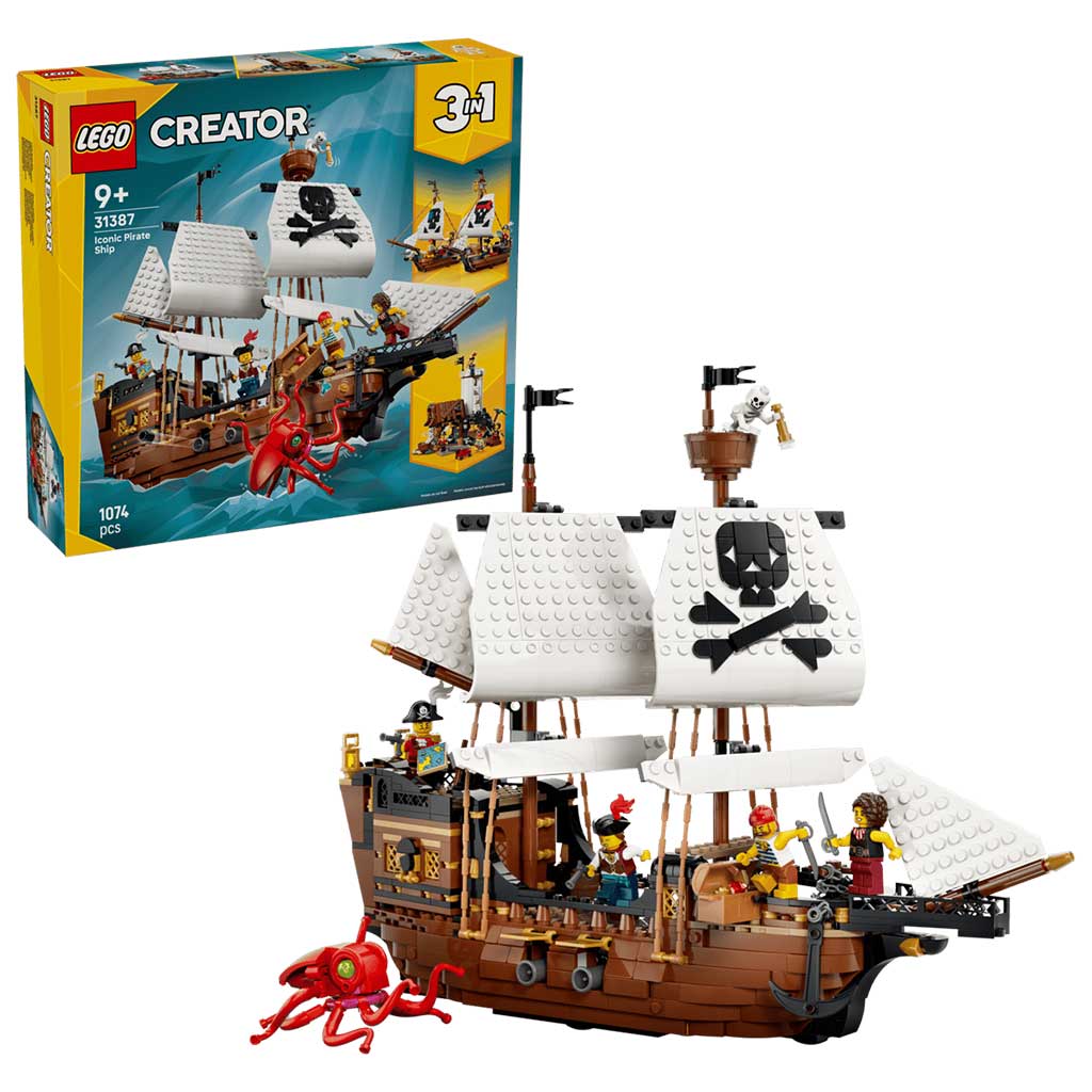 LEGO® Creator: Ikonikus kalózhajó (31387) kép 1