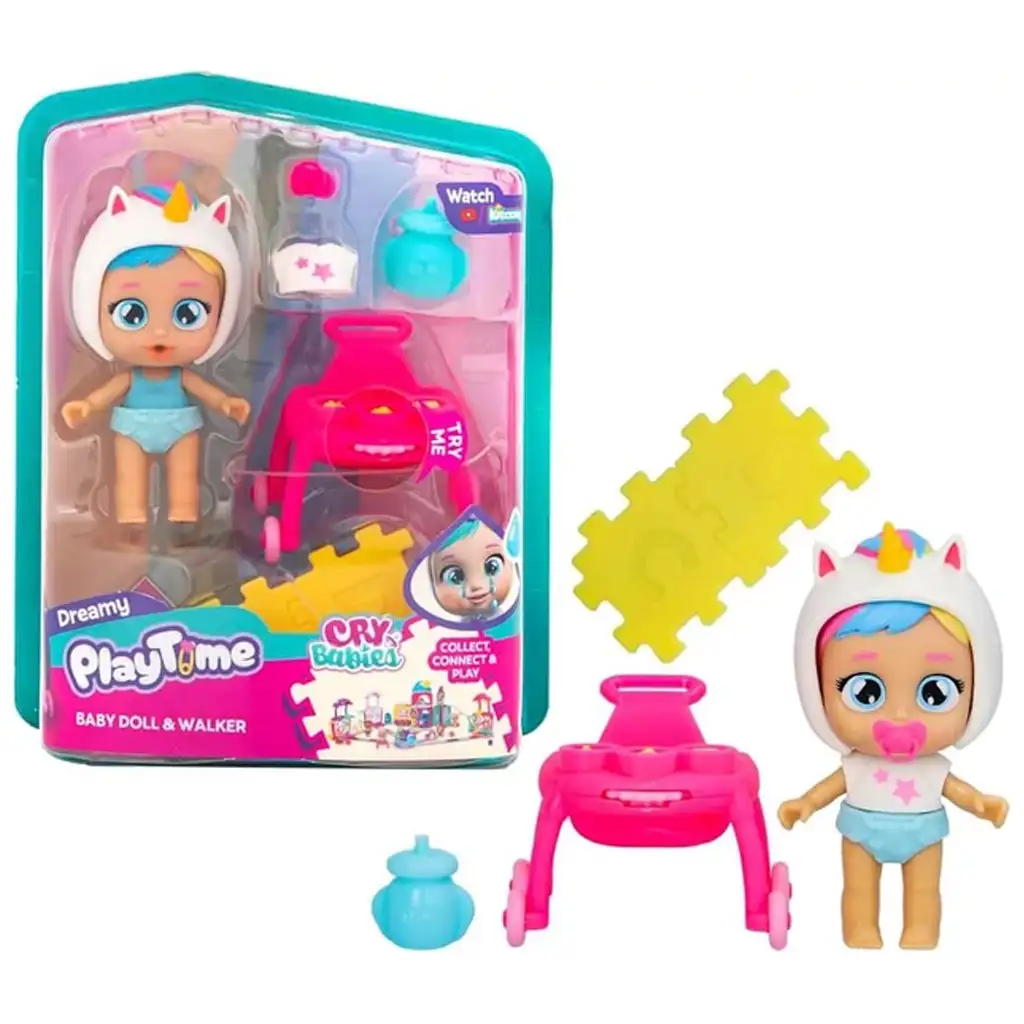 Cry Babies: Playtime - Dreamy és bébikompja játékszett kép 1