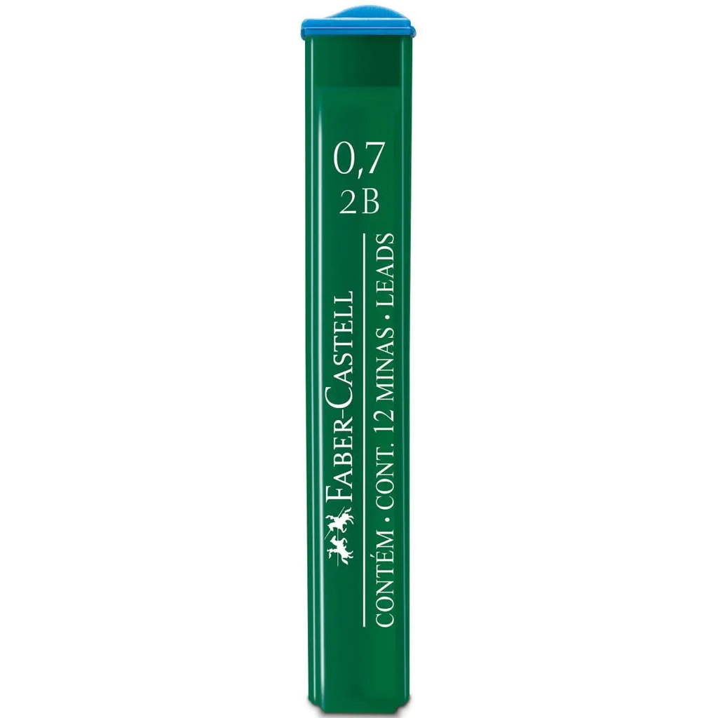 Faber-Castell: Ironbetét 12db-os, 0,7mm, 2B kép 1