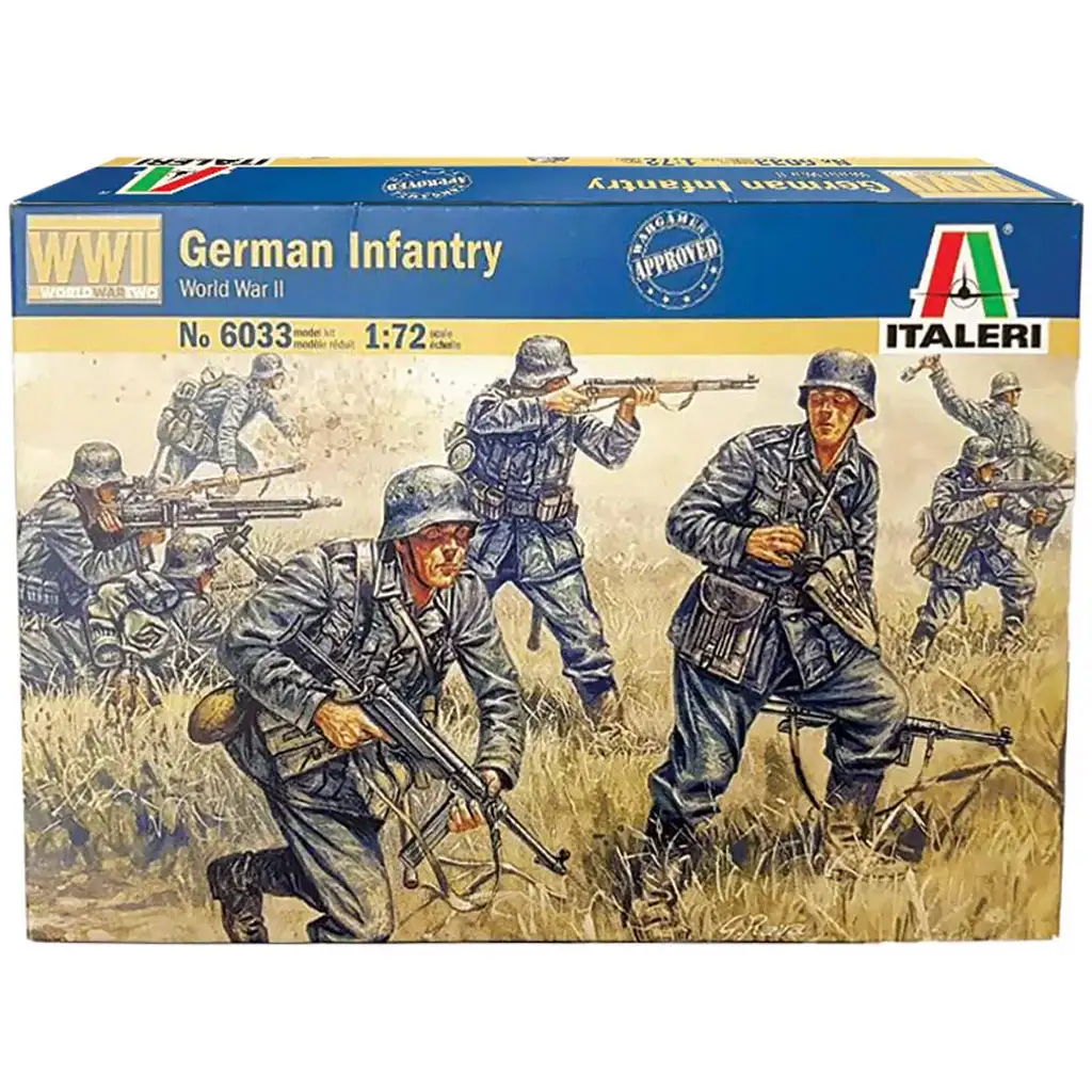 Italeri 1/72 German Infantry Német katonai figurák makett kép 1