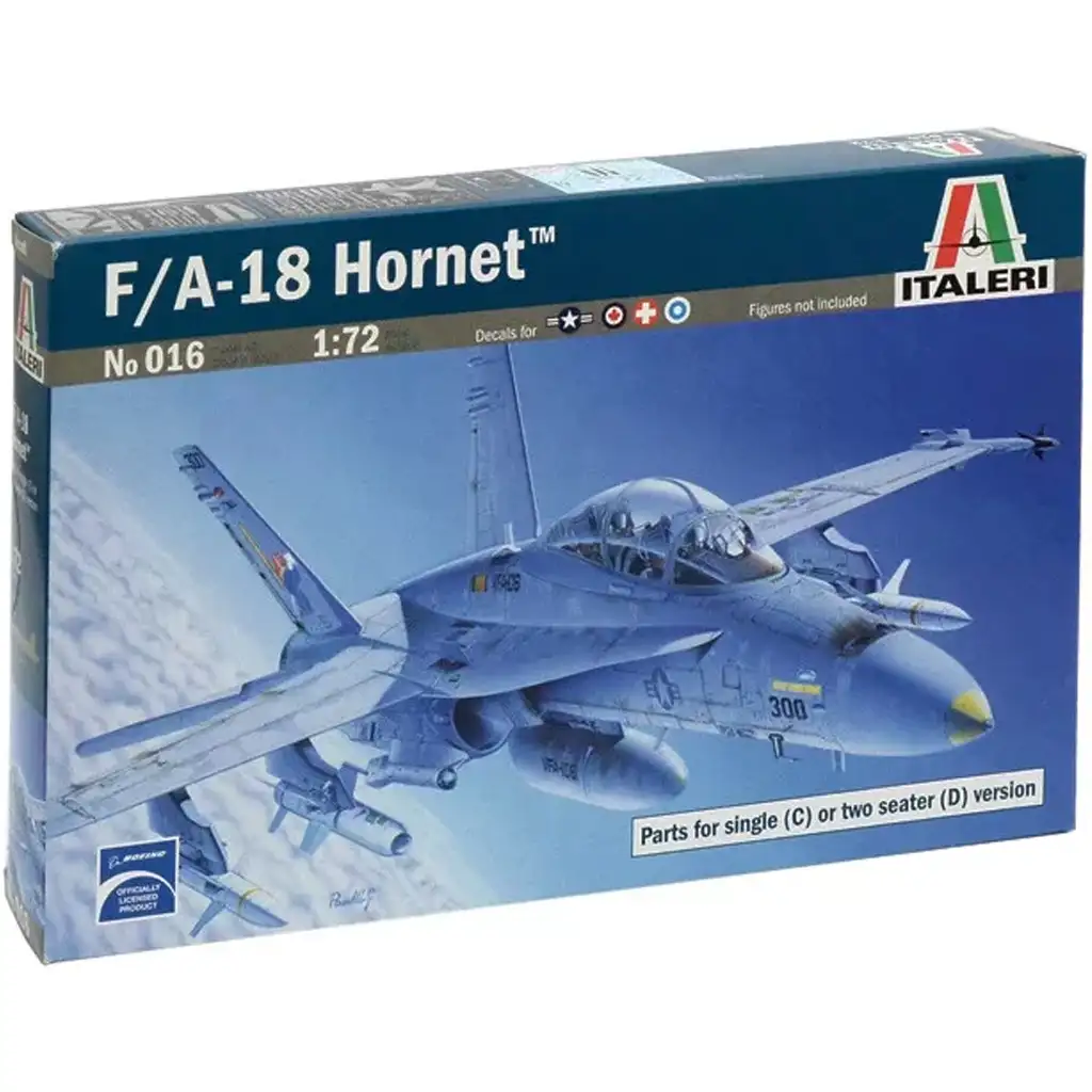 Italeri 1/72 F/A-18 Hornet vadászrepülőgép makett kép 1