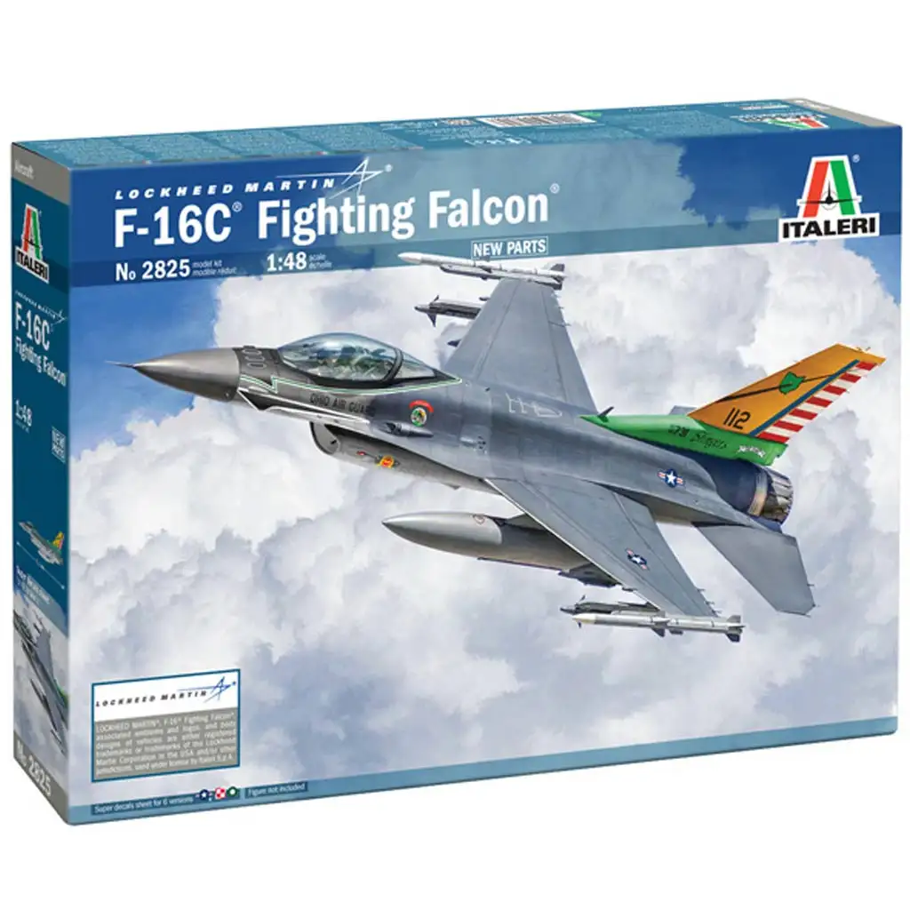 Italeri 1/48 F-16C Fighting Falcon repülőgép makett kép 1