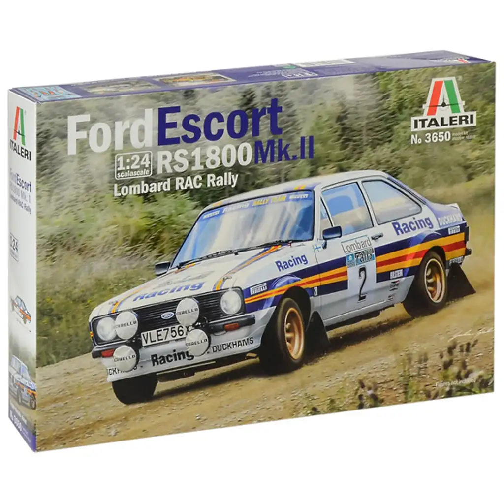 Italeri 1/24 Ford Escort RS1800 Mk.II Rally autómakett kép 1