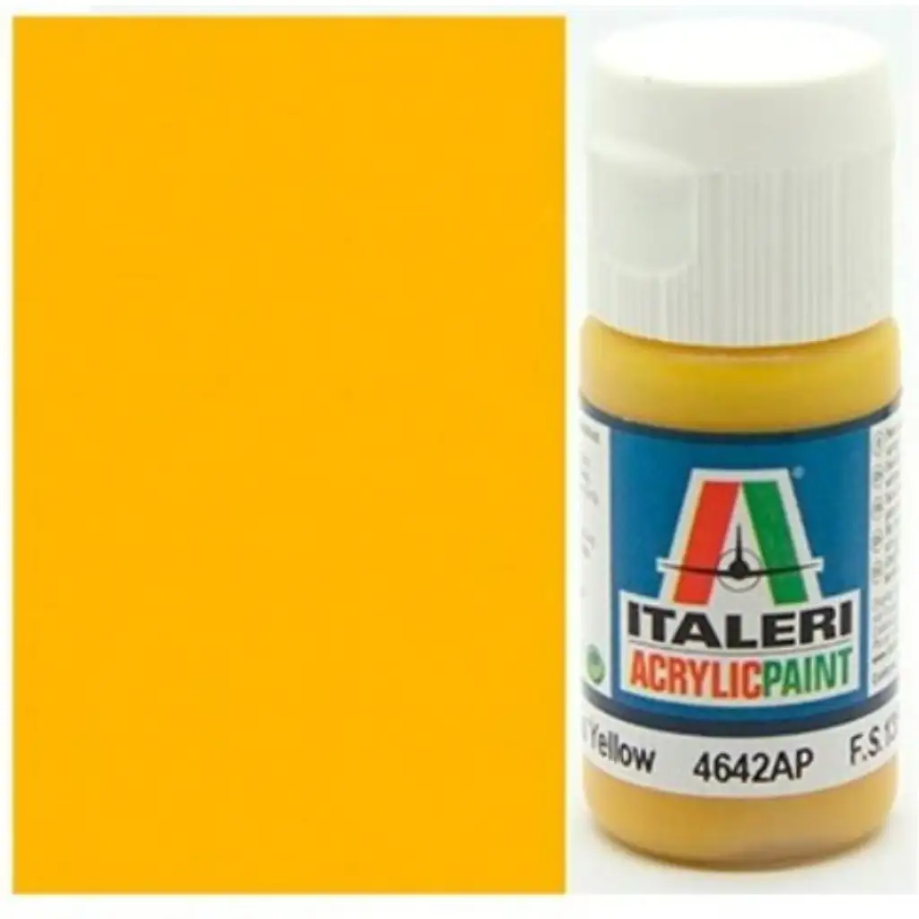 Italeri Gloss Yellow (4642AP) - Fényes sárga makett festék 20ml kép 1