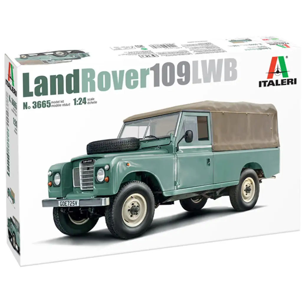 Italeri 1/24 Land Rover 109 LWB terepjáró makett kép 1