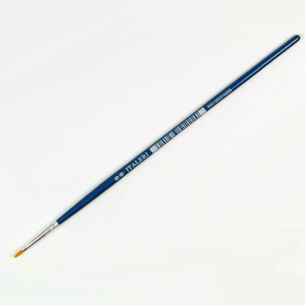 Italeri 00-ás méretű lapos fejű szintetikus ecset  1db kép 1