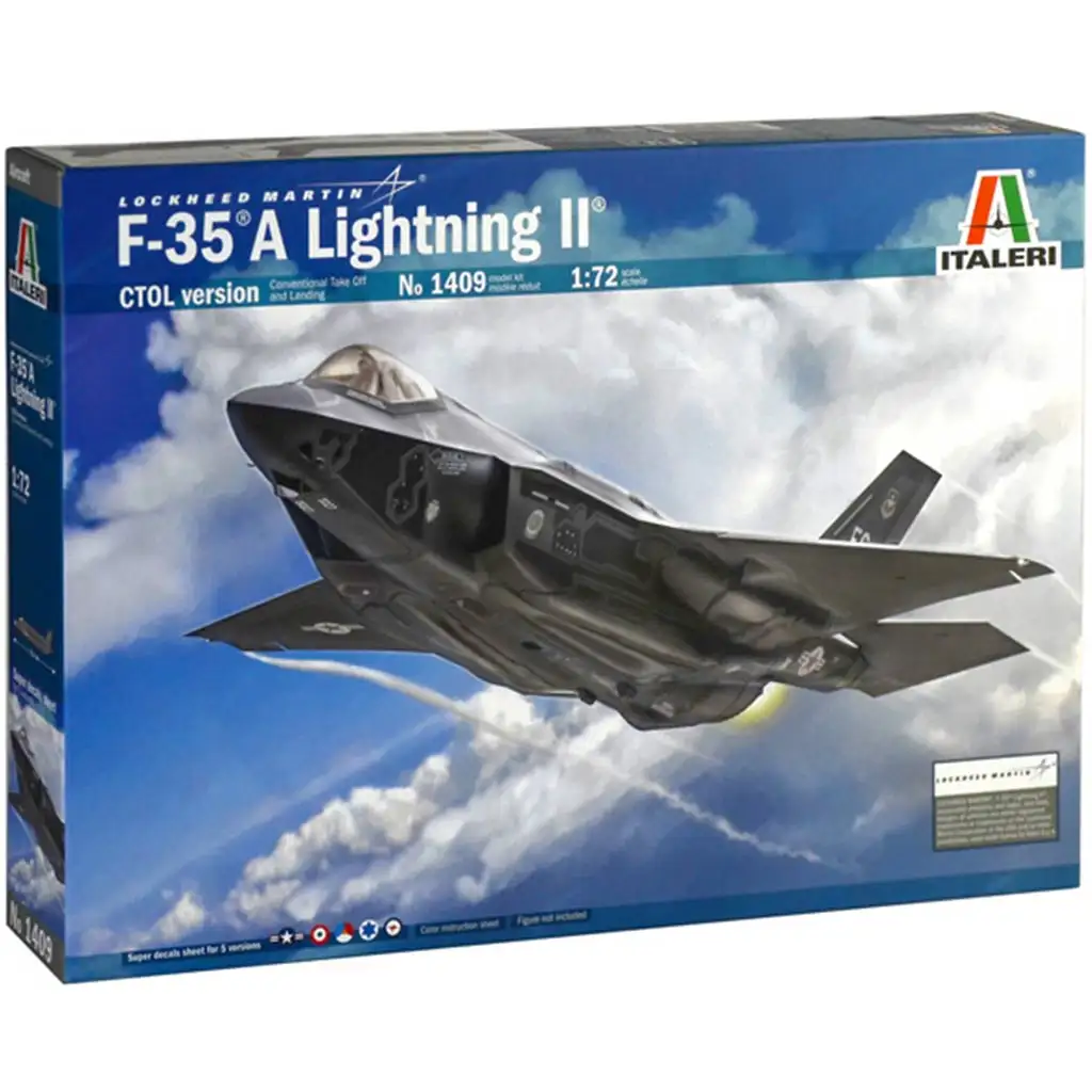 Italeri 1/72 F-35A Lightning II vadászgép makett kép 1