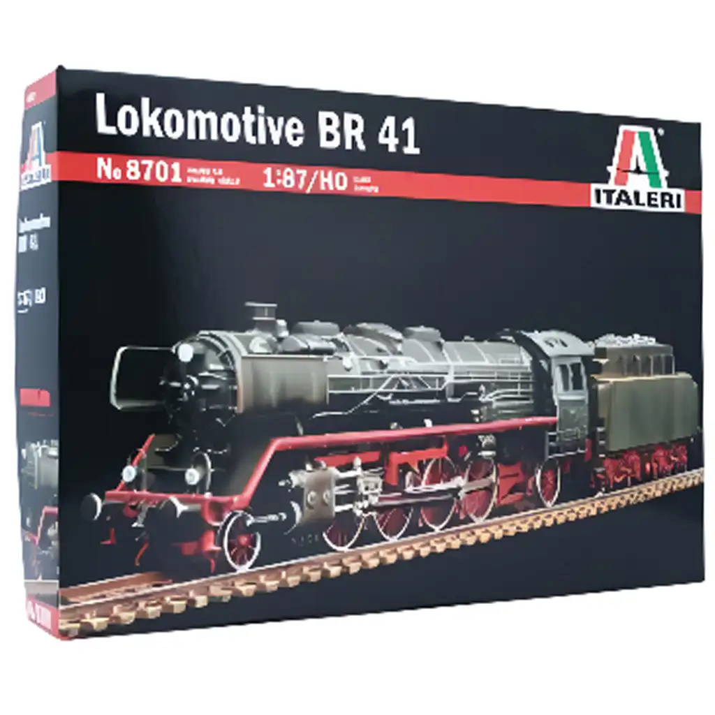 Italeri 1/87 BR 41 Lokomotive gőzmozdony vonat makett kép 1