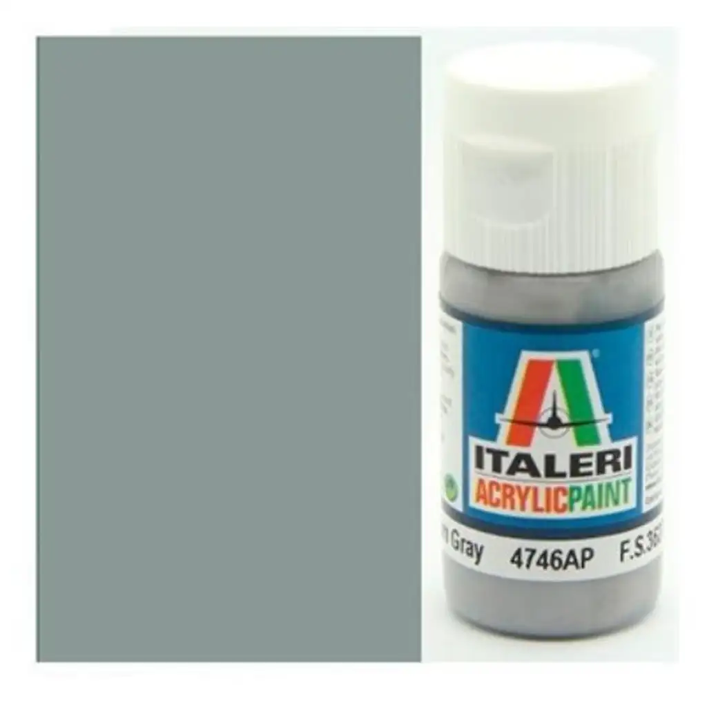 Italeri Flat Medium Grey (4746AP) - Matt középszürke makett festék 20ml kép 1