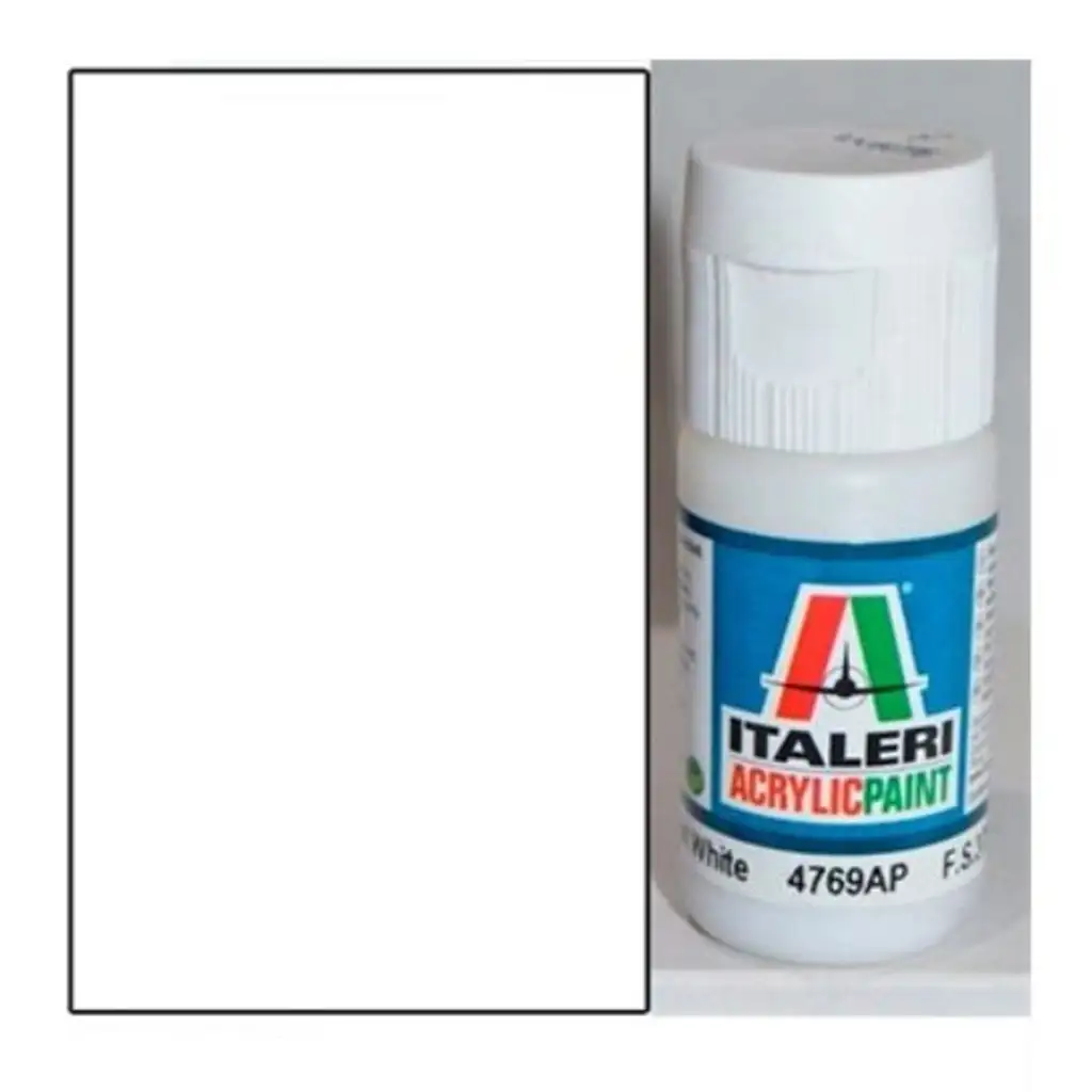Italeri Flat White (4769AP) - Matt fehér makett festék 20ml kép 1