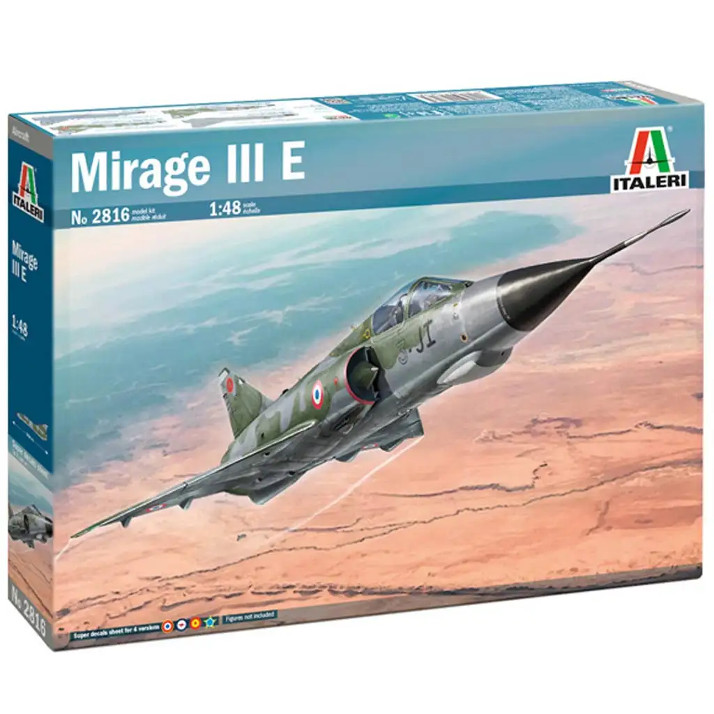 Italeri 1/48 Mirage III E repülőgép makett kép 1