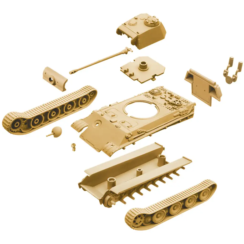 Italeri 1/72 Pz. Kpfw. V Panther Ausf. G Párduc tank 2db-os makett szett kép 3