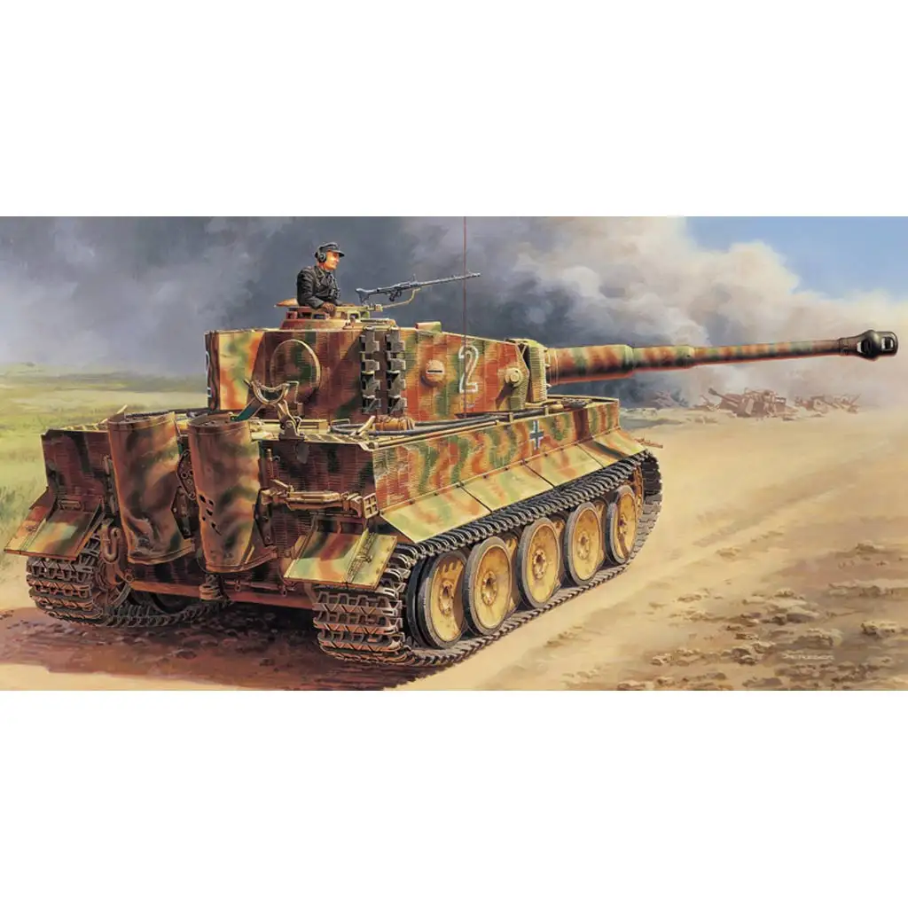 Italeri 1/35 Pz.Kpfw. VI Tiger I Ausf. E harckocsi makett kép 9