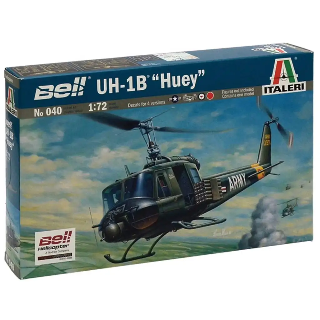 Italeri 1/72 UH-1B Huey helikopter makett kép 1