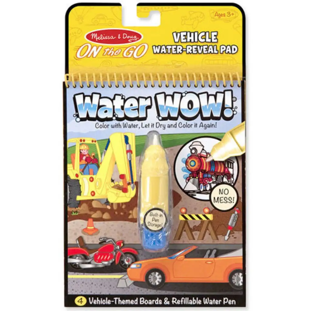 Járművek rajzolás vízzel kreatív játék - Melissa & Doug kép 1