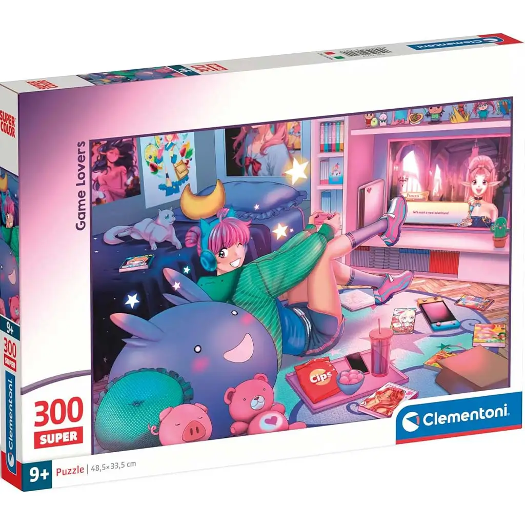 Játék szerelmesei 300db-os Super puzzle - Clementoni kép 1