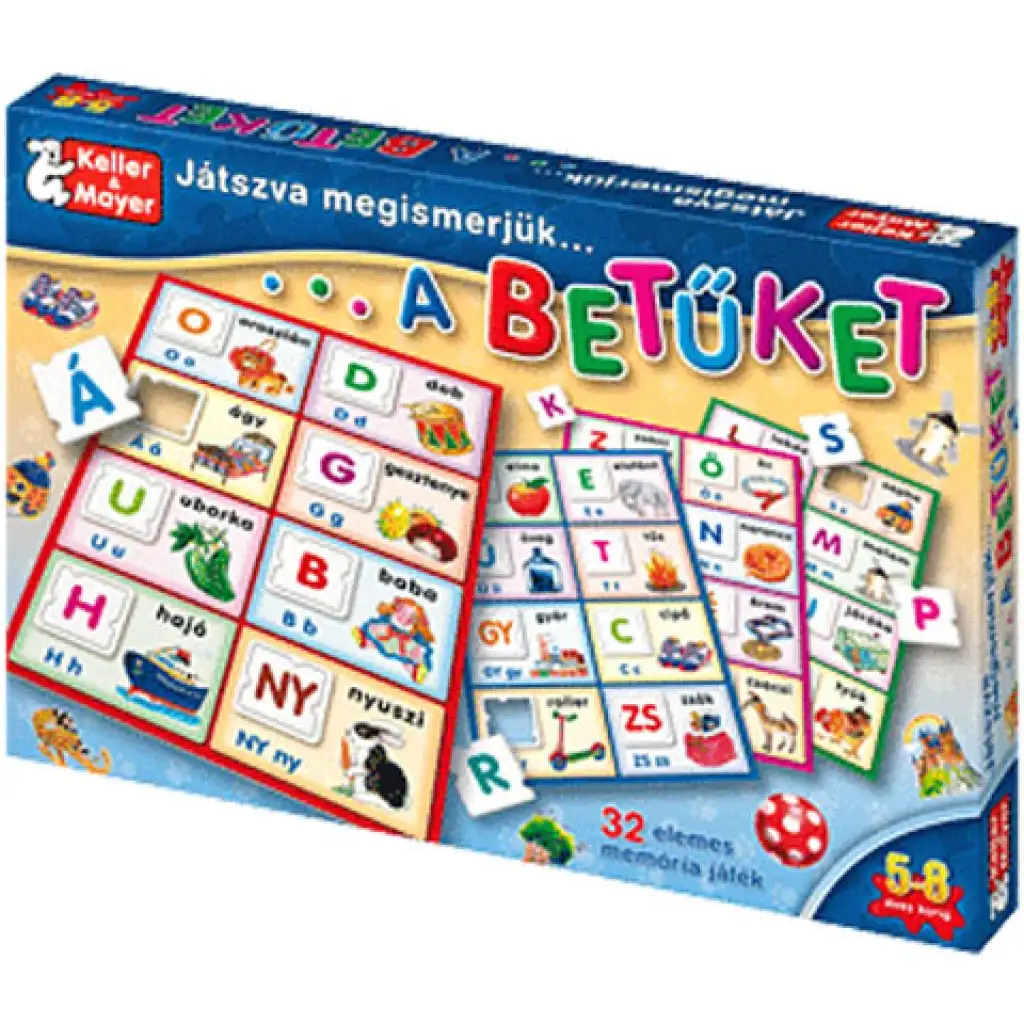 Játszva megismerjük a betűket társasjáték kép 1
