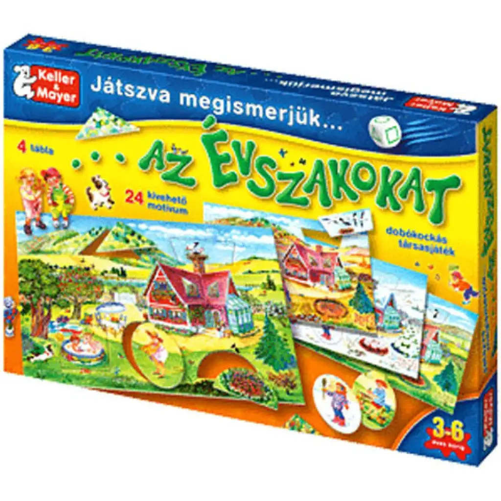 Játszva megismerjük az évszakokat társasjáték kép 1