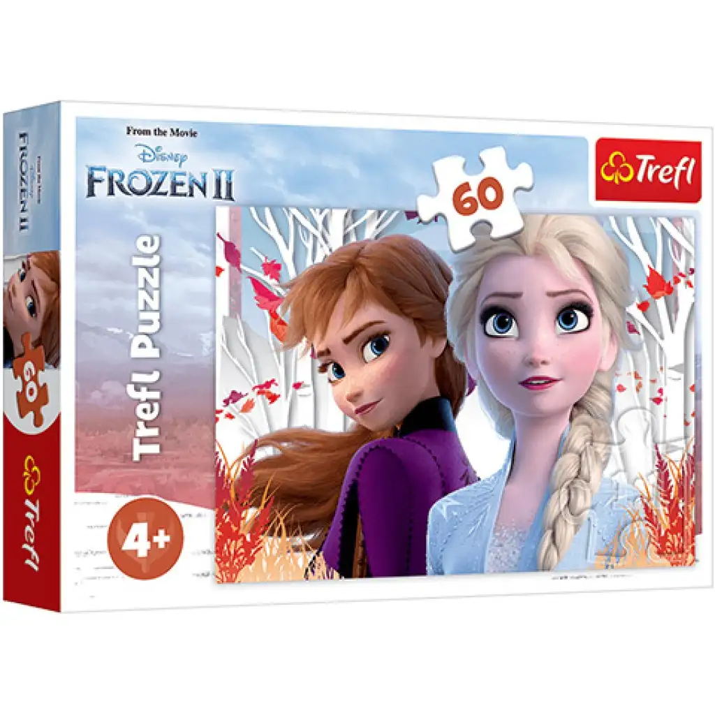 Jégvarázs 2: Anna és Elza varázslatos kalandja 60db-os puzzle - Trefl kép 1