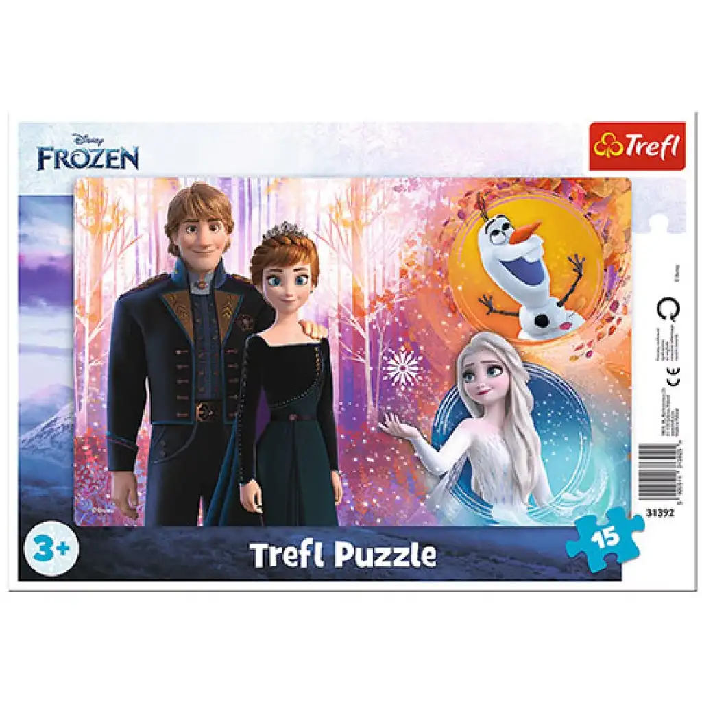 Jégvarázs 2: Boldog emlékek keretes puzzle 15db-os - Trefl kép 1