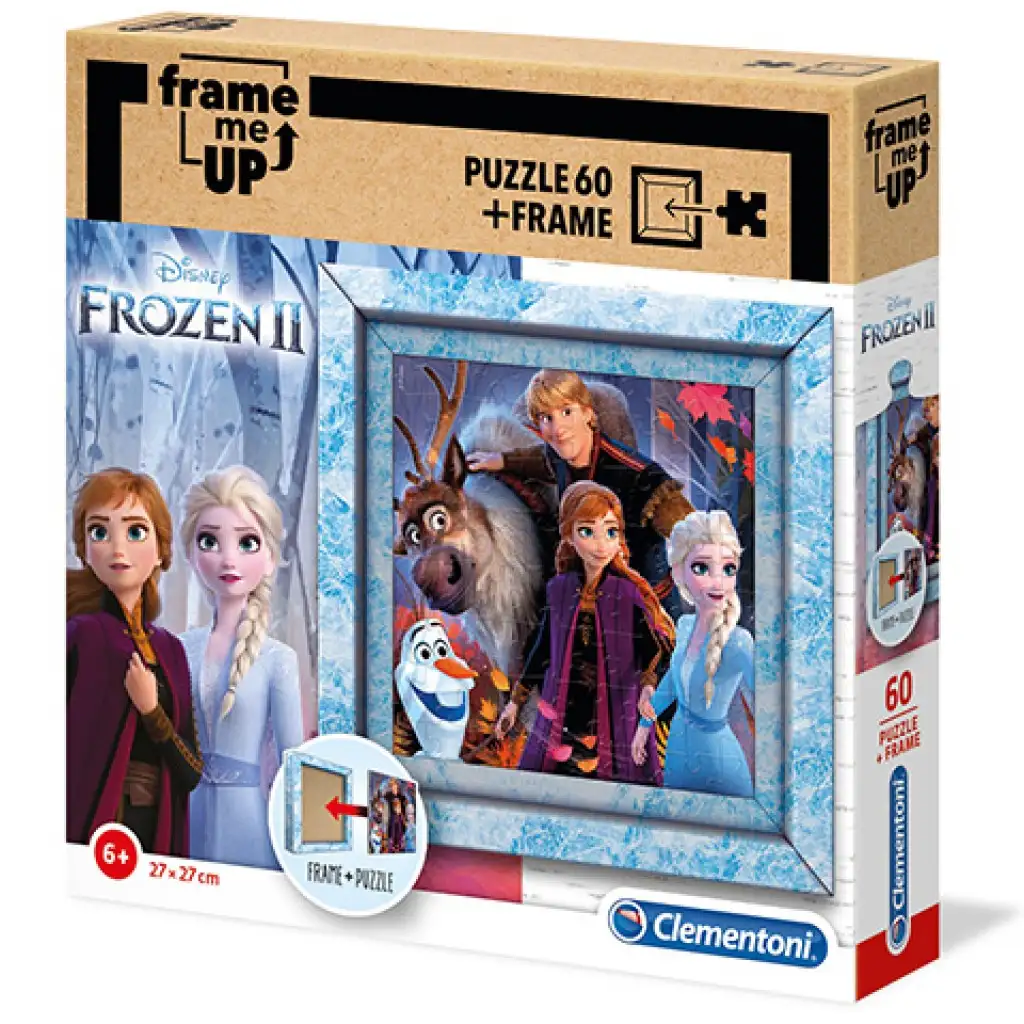 Jégvarázs 2 60db-os puzzle kerettel - Clementoni kép 2