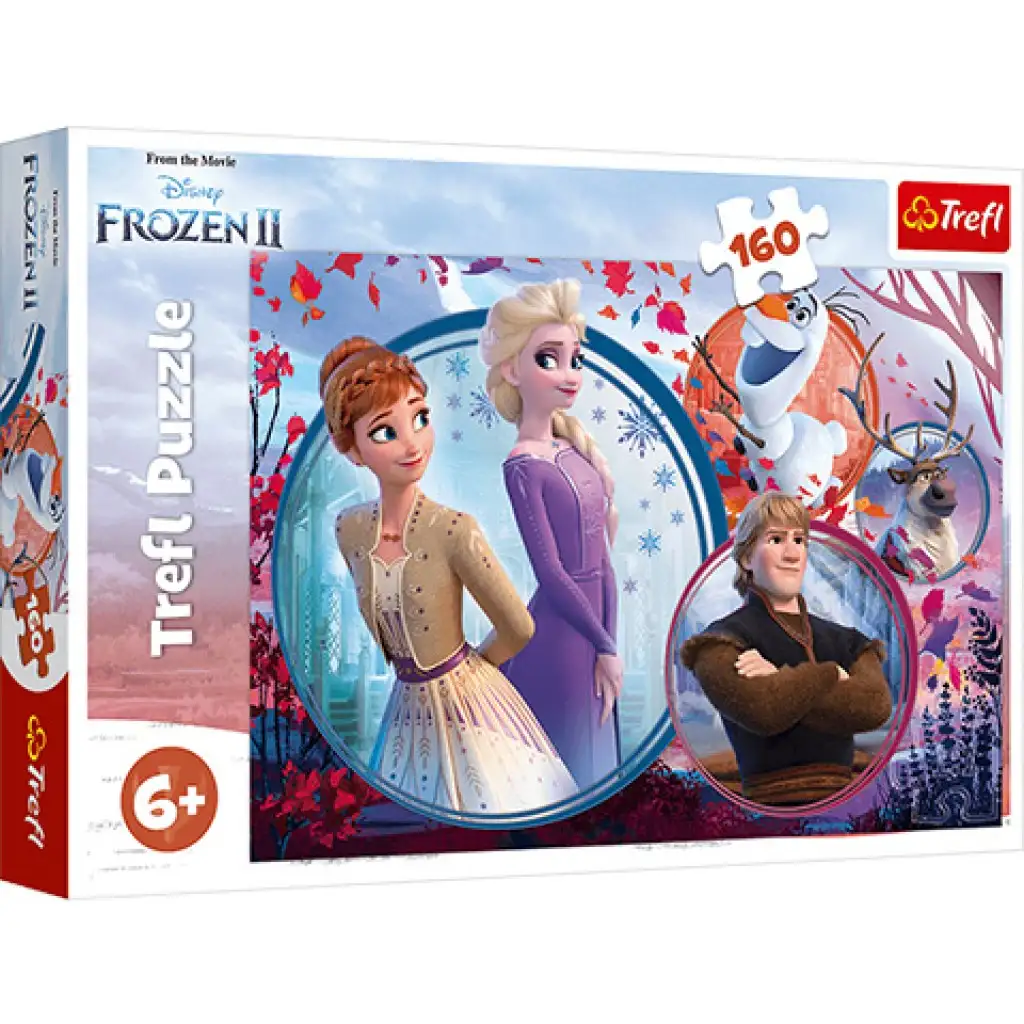 Jégvarázs 2: Nővérek kalandja 160db-os puzzle - Trefl kép 1