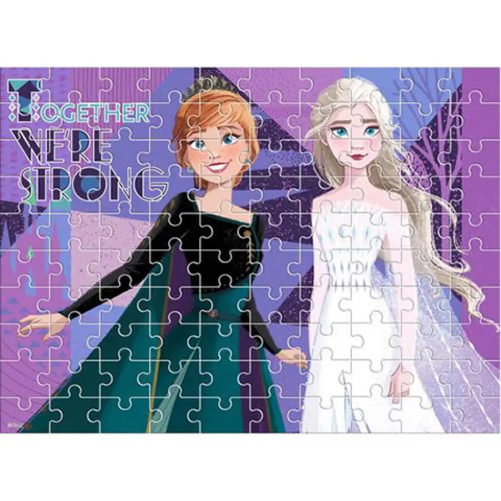 Jégvarázs 2 színezhető 2 az 1-ben puzzle 100db-os kép 2