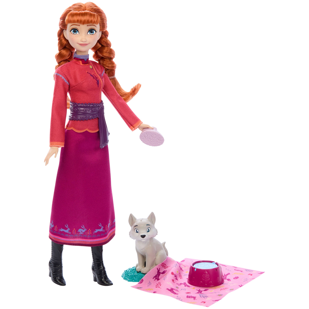 Jégvarázs: Anna és a kis sarkiróka játékfigura szett - Mattel kép 2