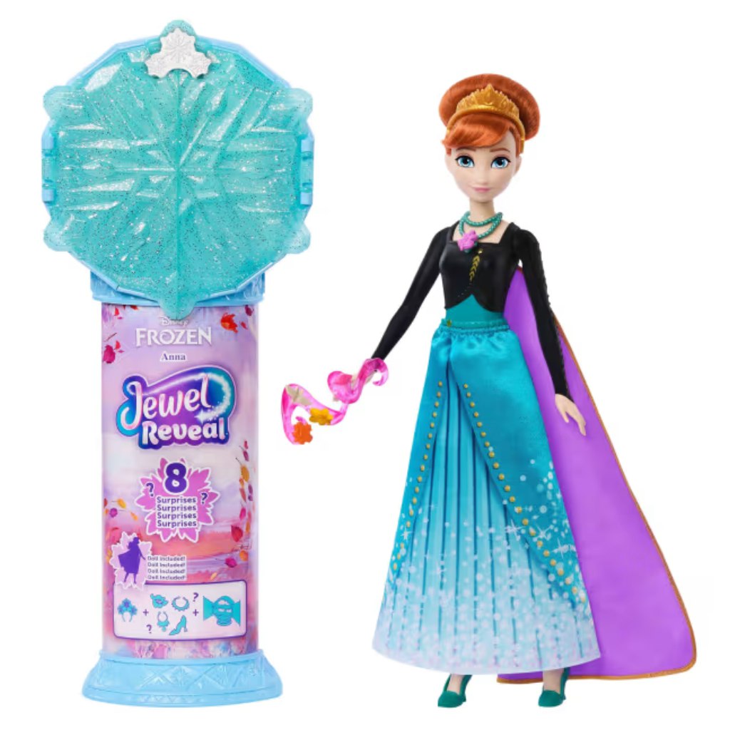 Jégvarázs: Jégkristály meglepetés - Anna baba - Mattel kép 1