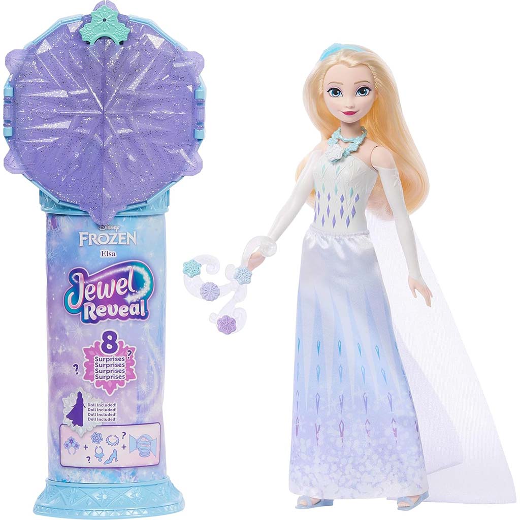 Jégvarázs: Jégkristály meglepetés - Elza baba - Mattel kép 1
