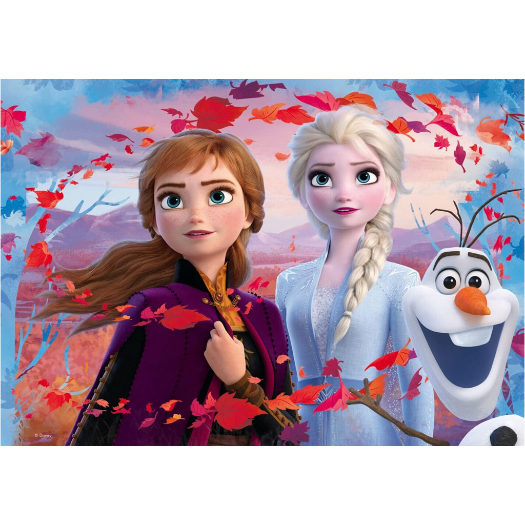Jégvarázs 2 2 az 1-ben 60db-os puzzle és színező 50x35cm - Lisciani kép 2
