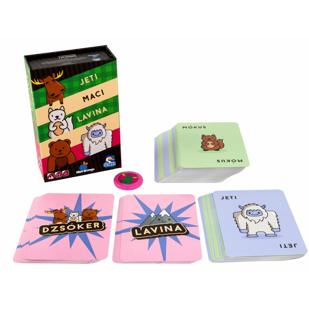 Jeti, maci, lavina társasjáték kép 2
