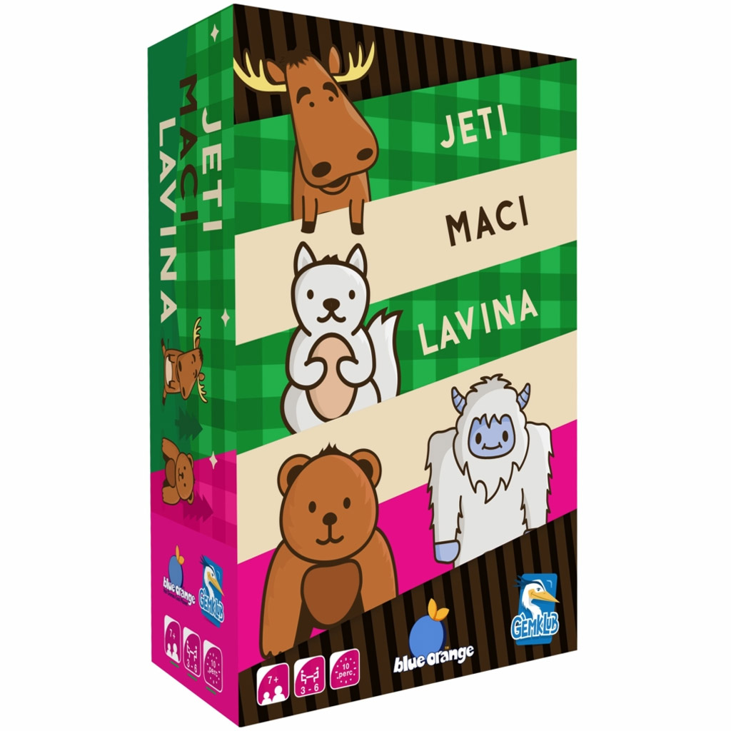 Jeti, maci, lavina társasjáték kép 1