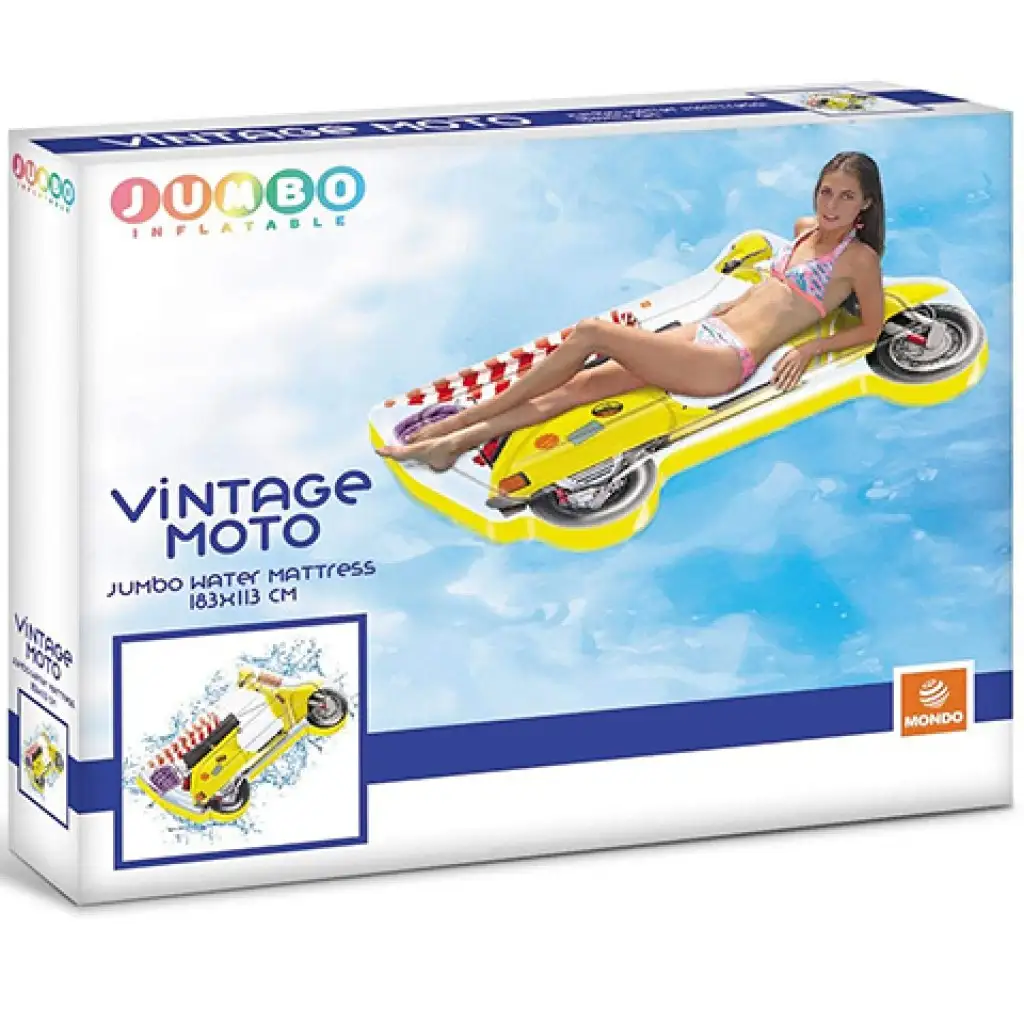 Jumbo Retro motor gumimatrac 113x183cm  - Mondo Toys kép 1