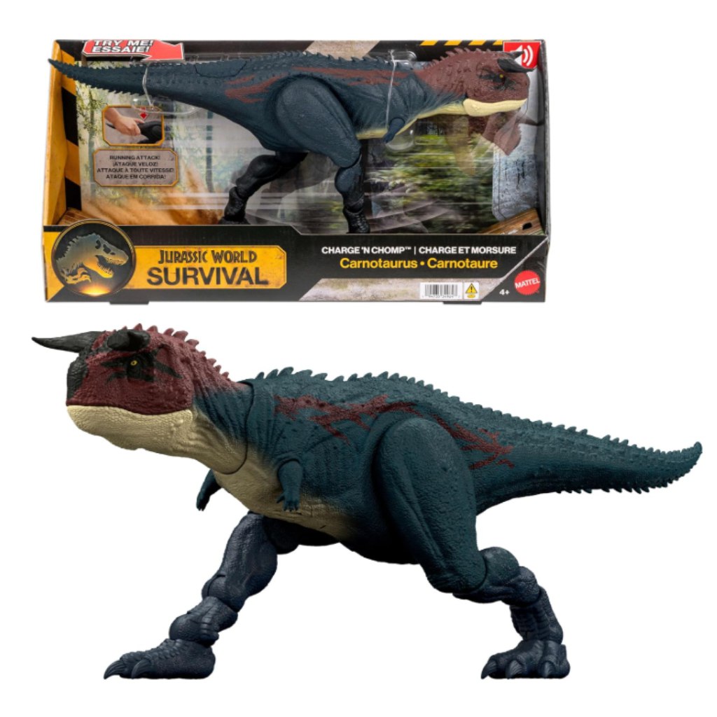 Jurassic World: Carnotaurus dinoszaurusz figura - Mattel kép 1