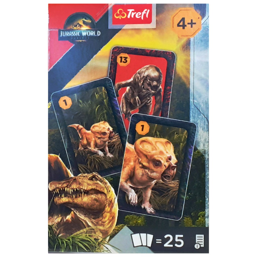 Jurassic World Fekete Péter kártyajáték - Trefl kép 1