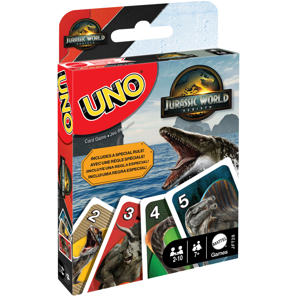 Jurassic World: Újjászületés UNO kártyajáték - Mattel kép 1