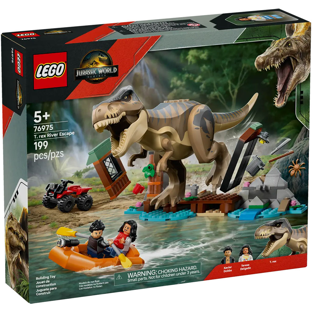 LEGO® Jurassic World: Menekülés a folyónál a T-Rex elől (76975) kép 1