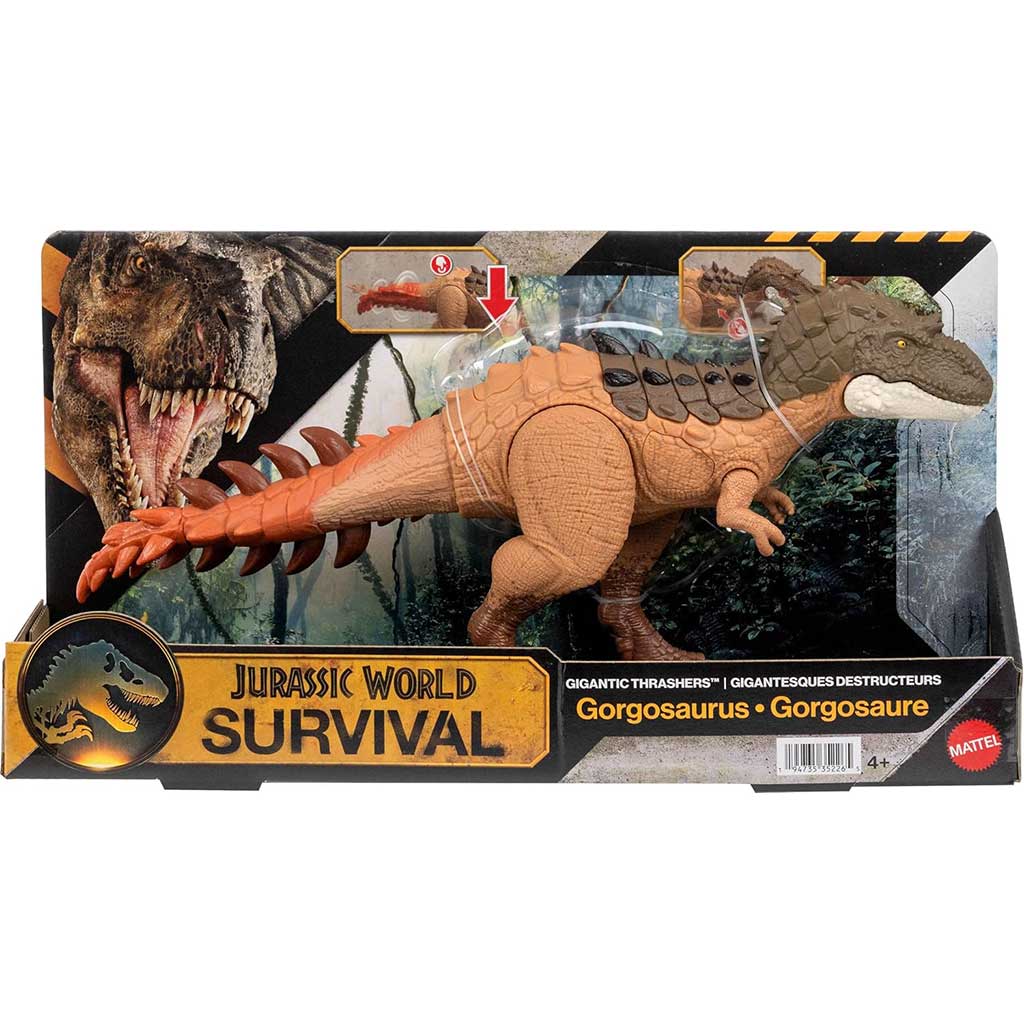 Jurassic World: Óriás támadó Gorgosaurus dinó hanggal - Mattel kép 1
