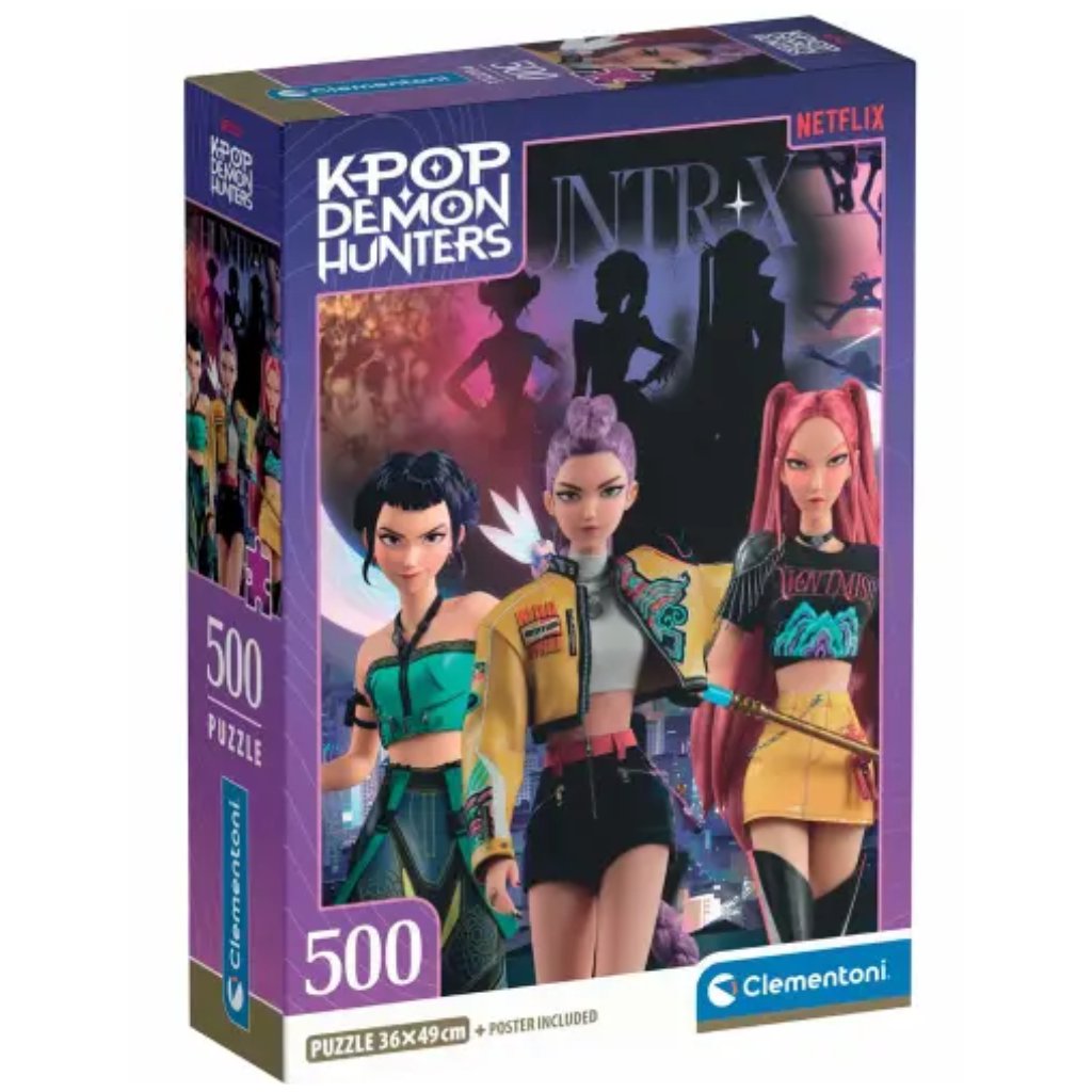 K-pop démonvadászok HunterX puzzle 500 db-os - Clementoni kép 1